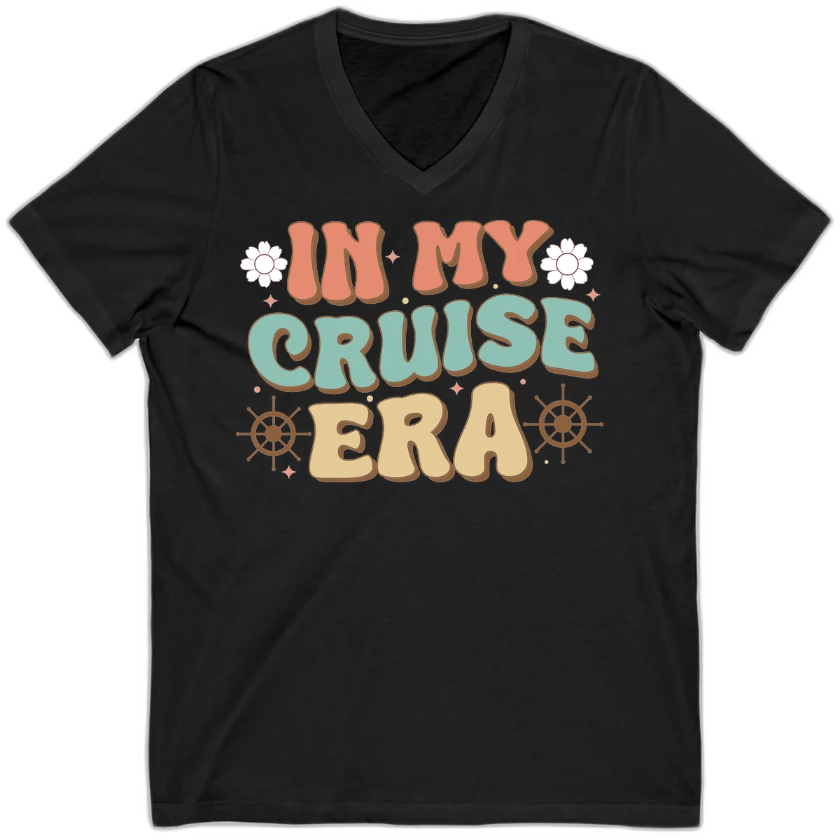 In My Cruise Era V-Neck in Black