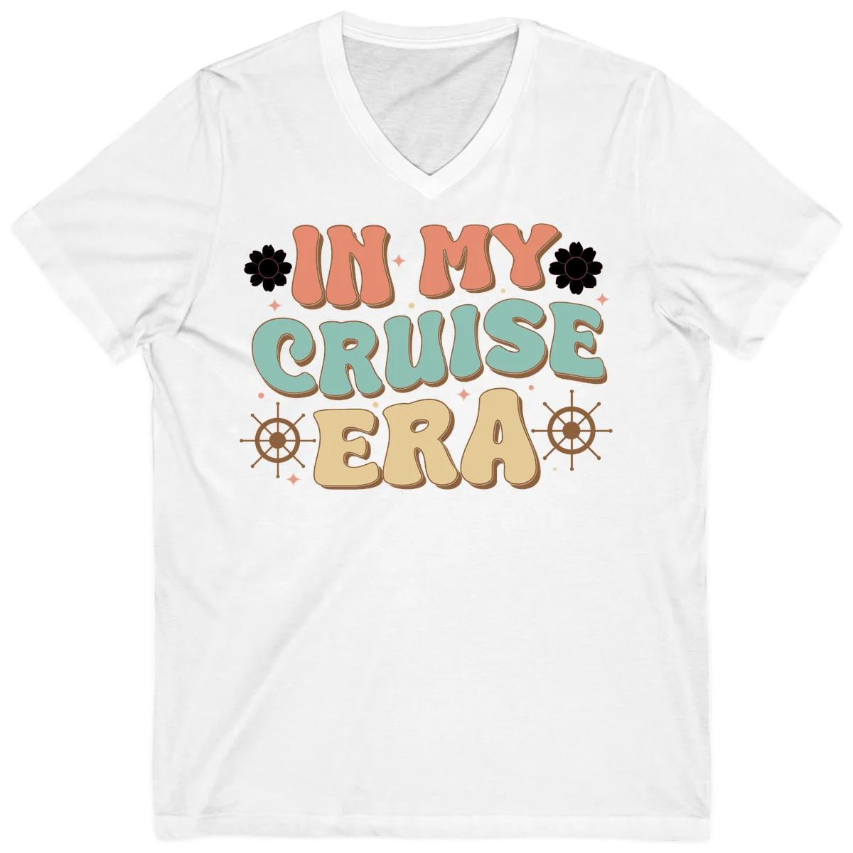 In My Cruise Era V-Neck in White