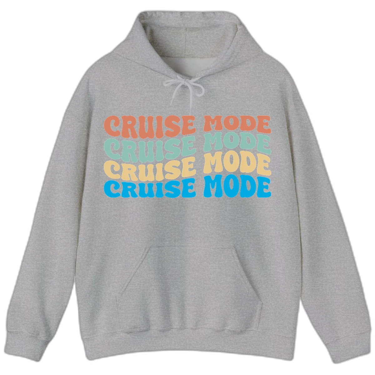 Cruise Mode Repeat Hoodie in Sport Grey