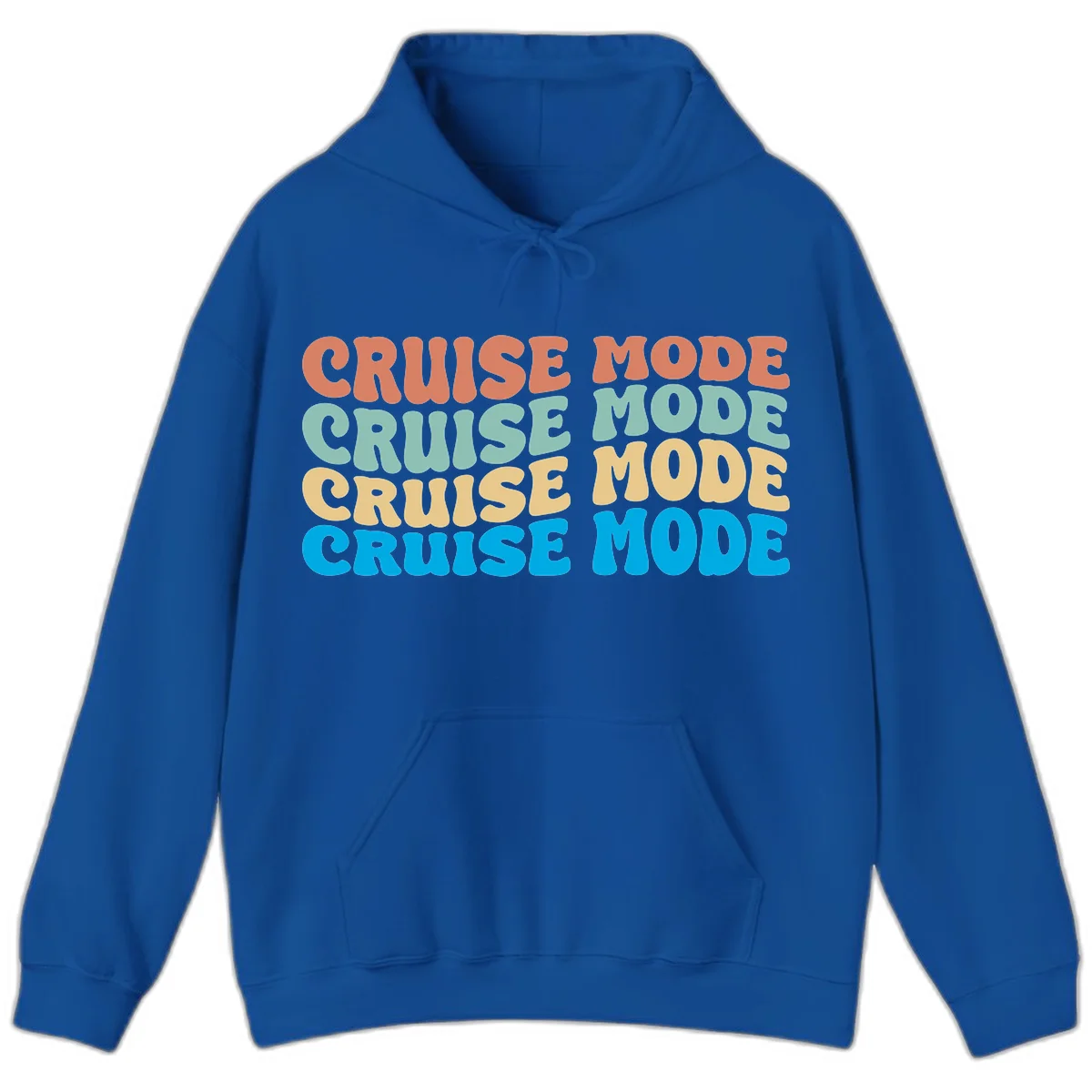 Cruise Mode Repeat Hoodie in Royal