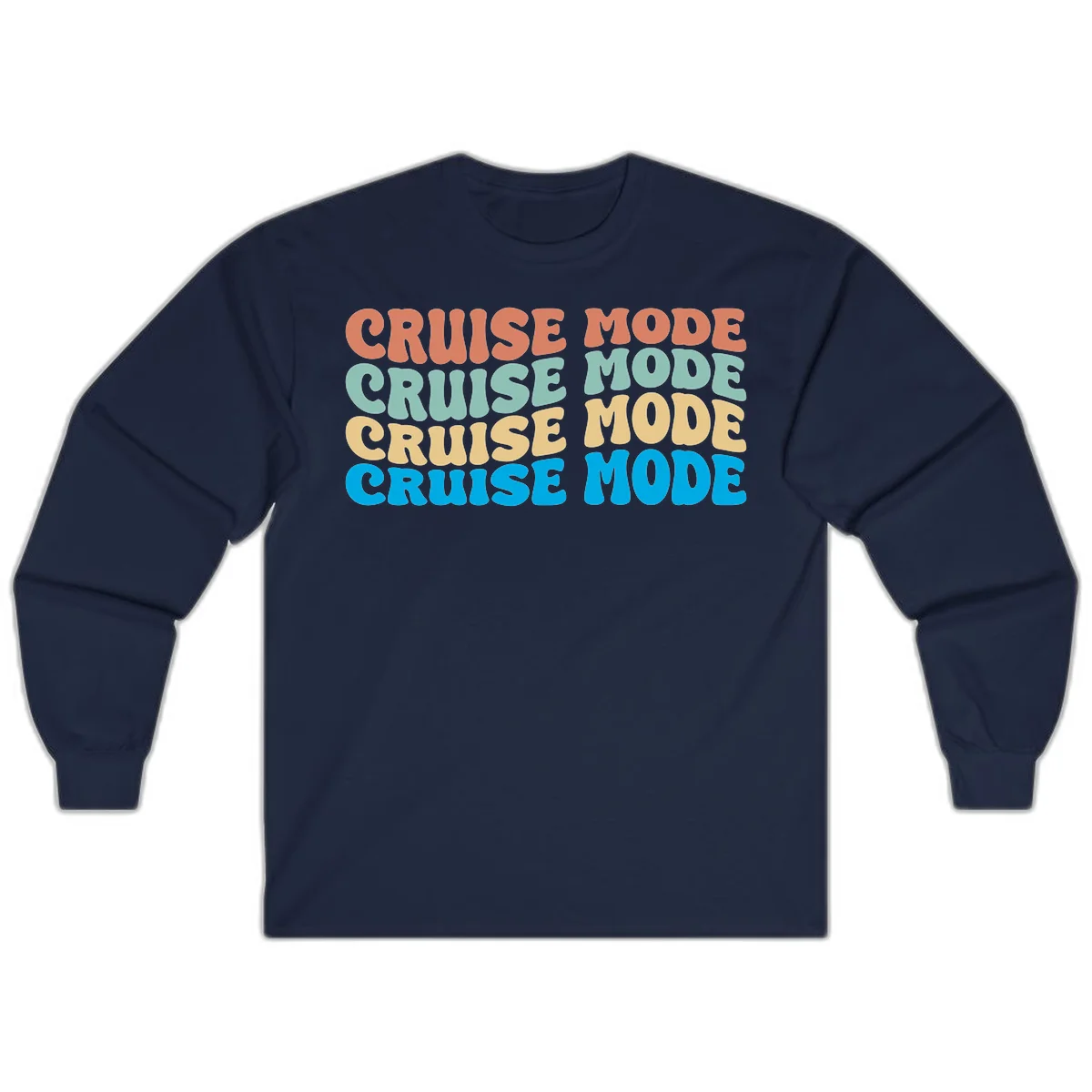 Cruise Mode Repeat Long Sleeve in Navy
