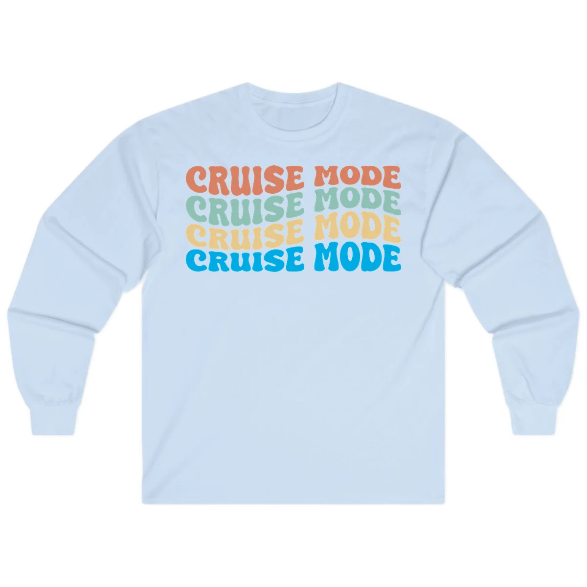 Cruise Mode Repeat Long Sleeve in Light Blue