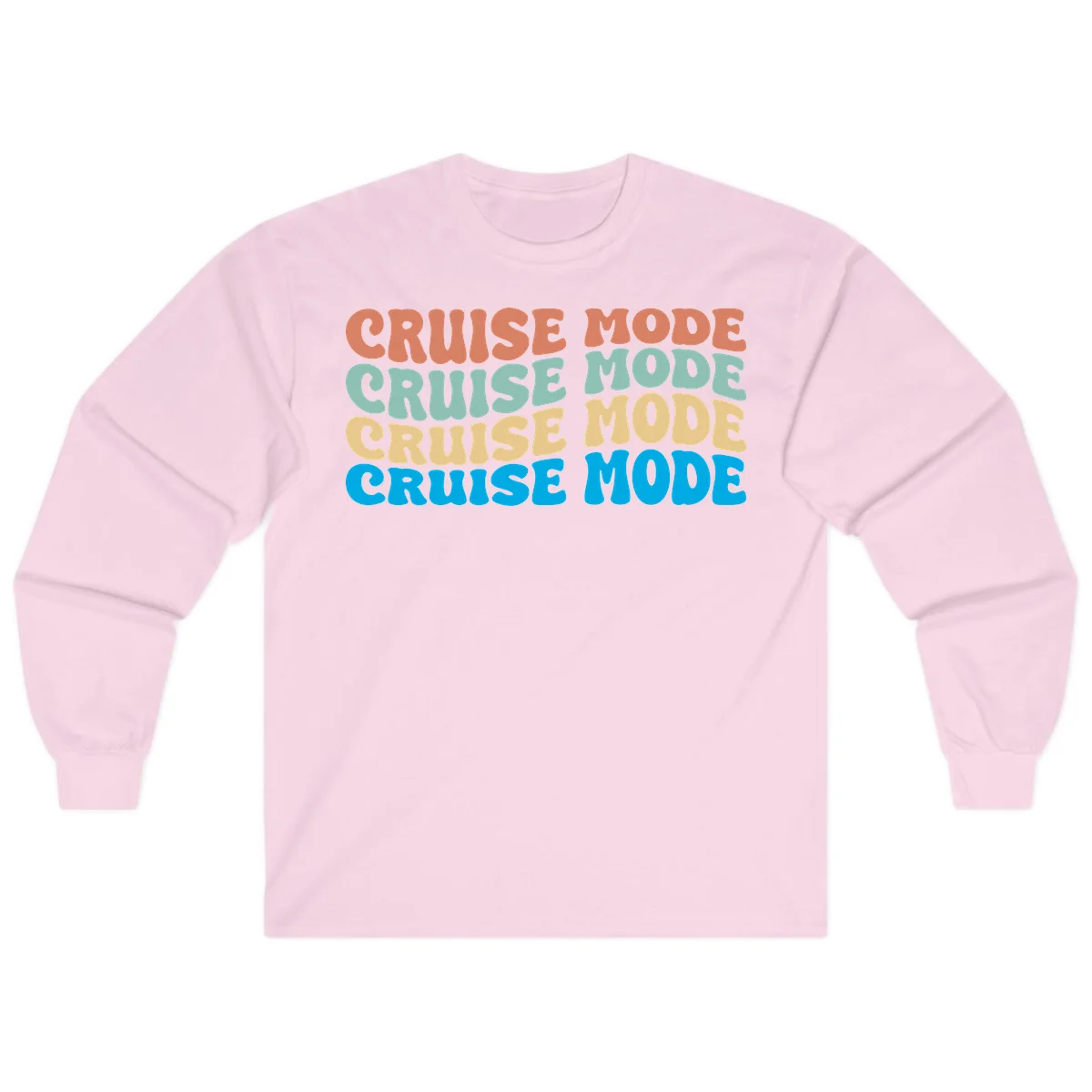 Cruise Mode Repeat Long Sleeve in Light Pink