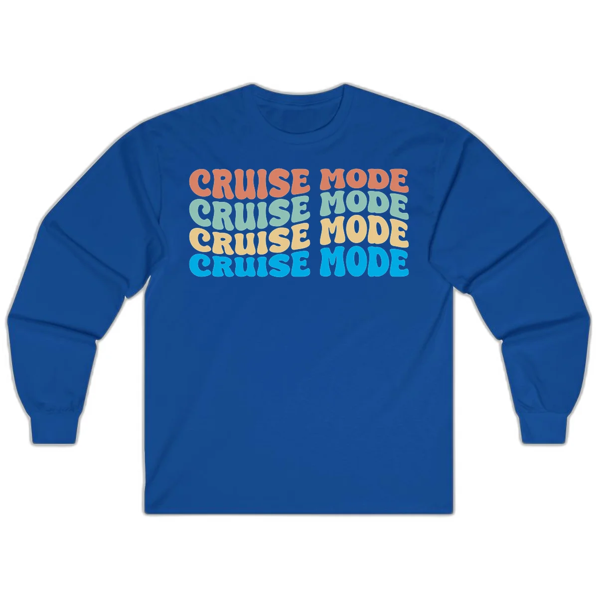 Cruise Mode Repeat Long Sleeve in Royal