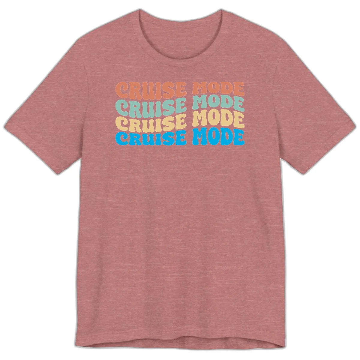 Cruise Mode Repeat Premium T-Shirt in Heather Mauve