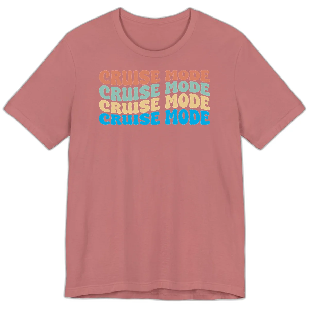 Cruise Mode Repeat Premium T-Shirt in Mauve