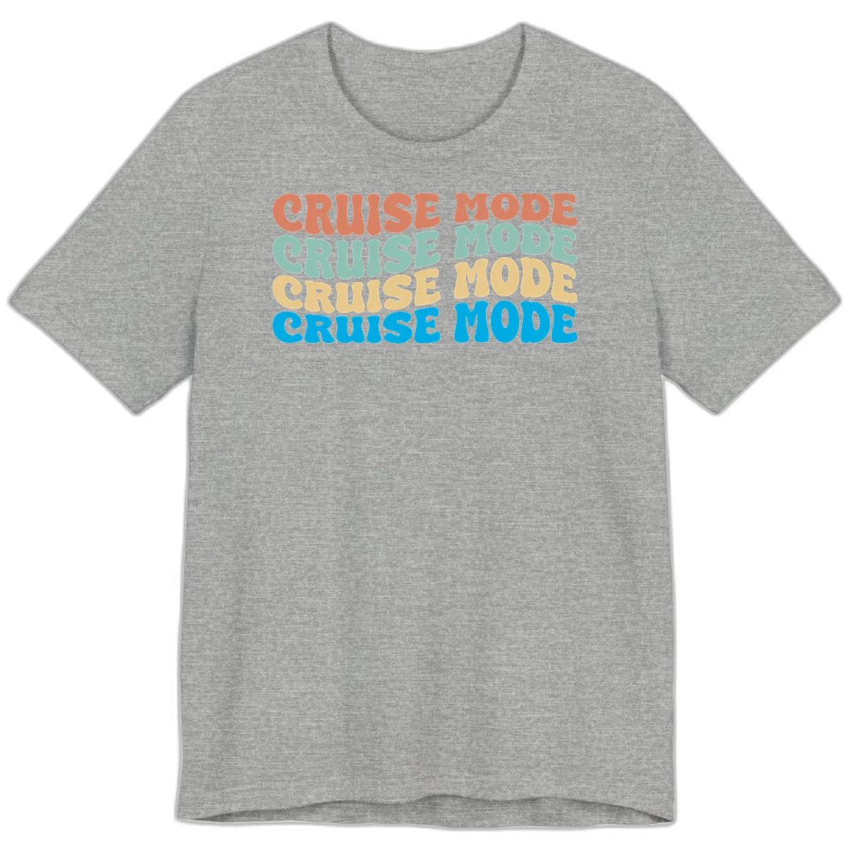 Cruise Mode Repeat Premium T-Shirt in Athletic Heather