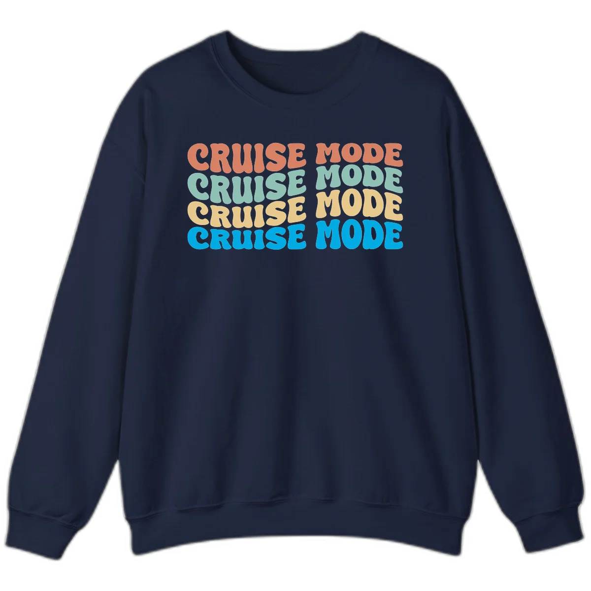 Cruise Mode Repeat Sweatshirt in Navy