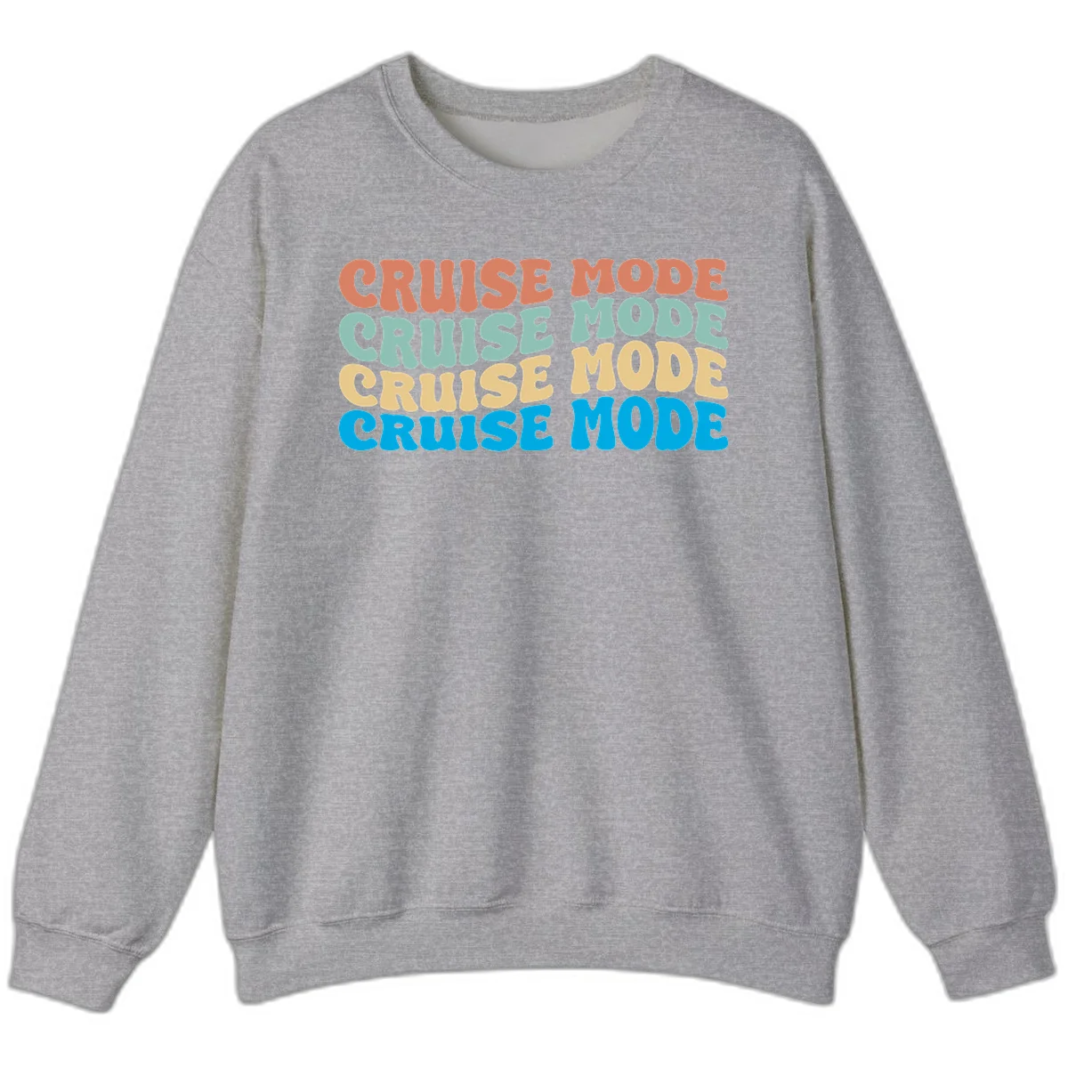 Cruise Mode Repeat Sweatshirt in Sport Grey