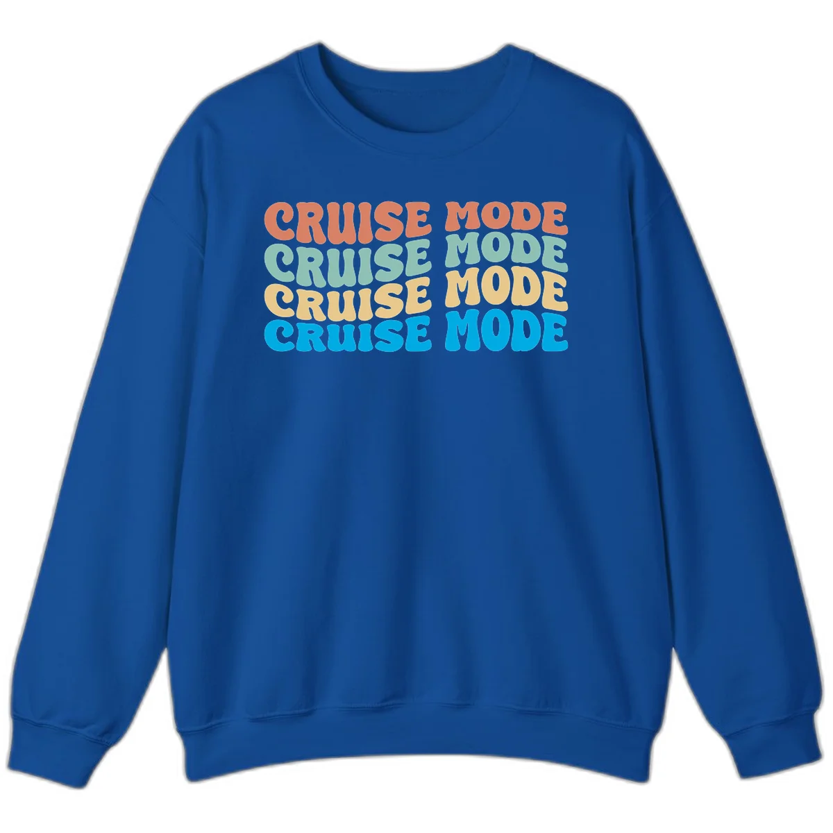 Cruise Mode Repeat Sweatshirt in Royal