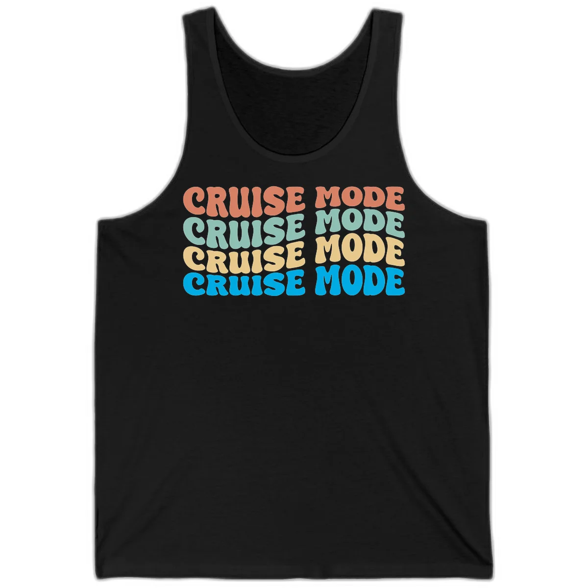 Cruise Mode Repeat Tank in Black