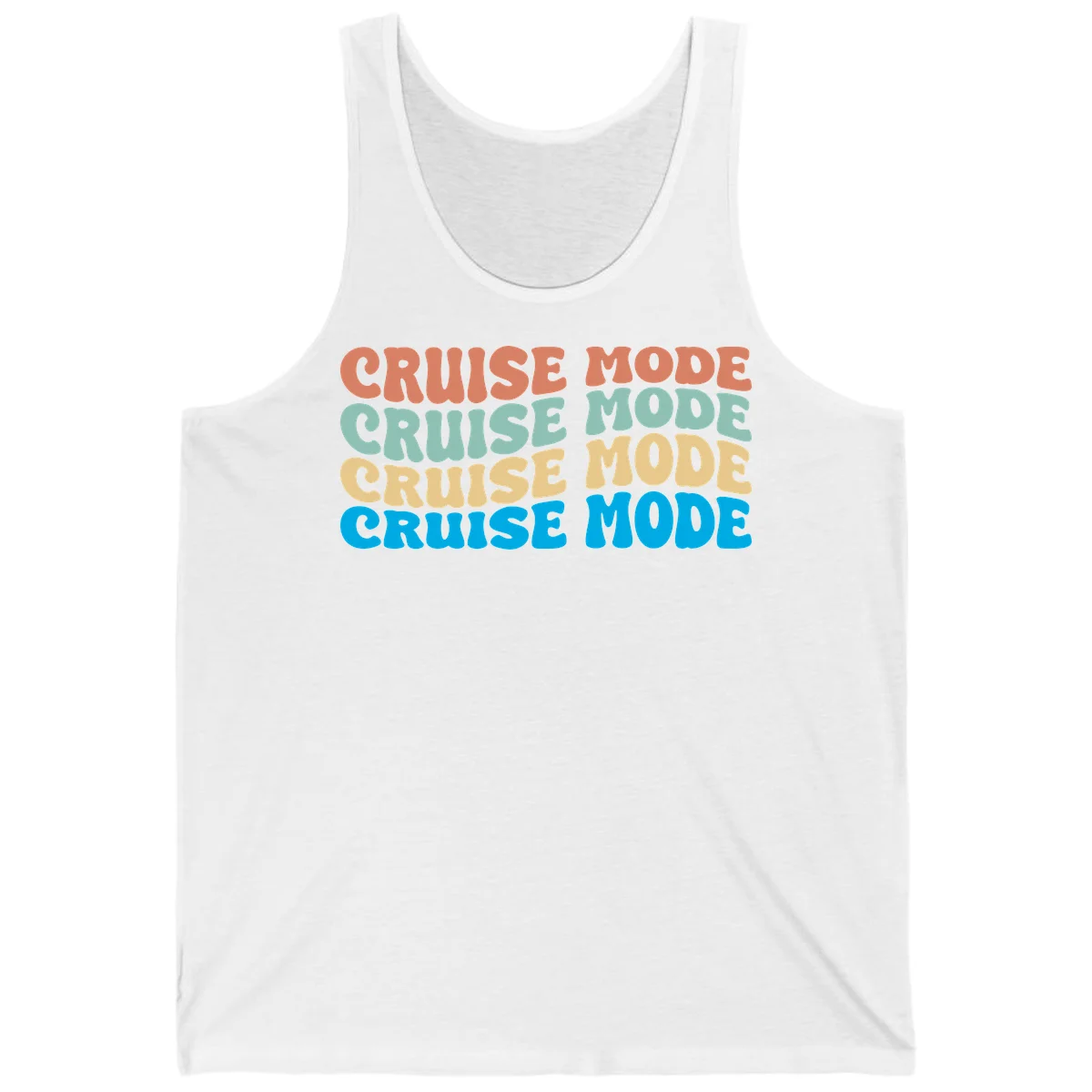 Cruise Mode Repeat Tank in White