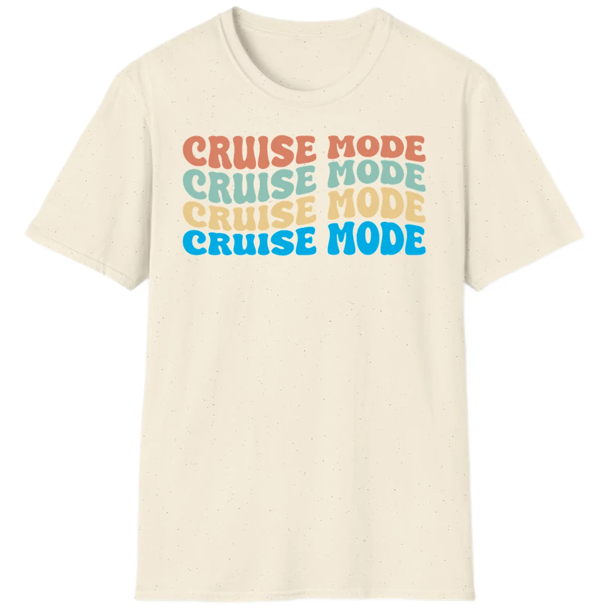 Cruise Mode Repeat T-Shirt in Natural