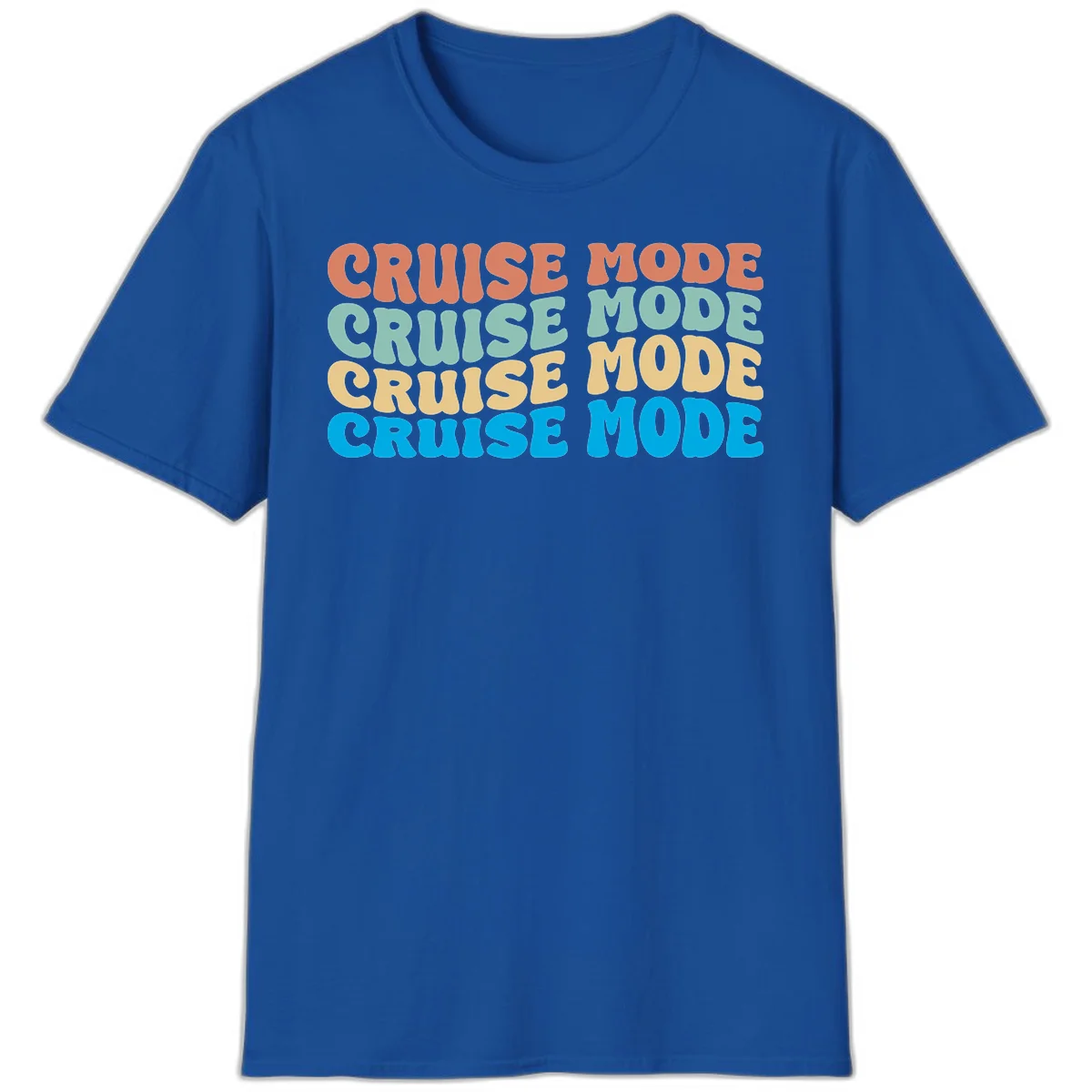 Cruise Mode Repeat T-Shirt in Royal