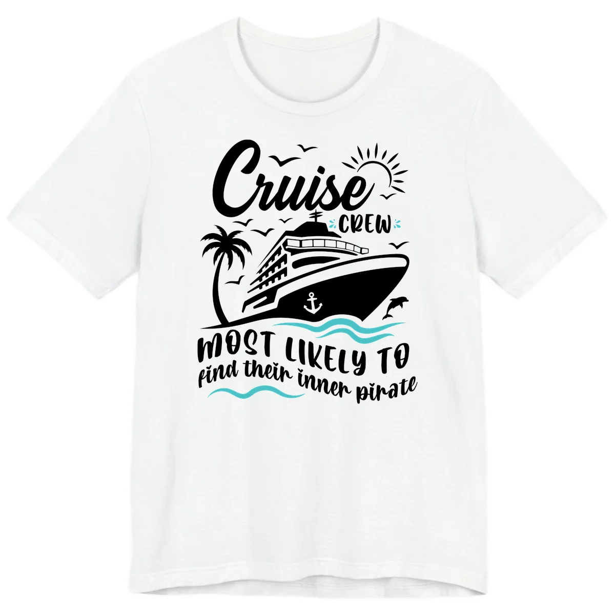 Cruise Crew Inner Pirate Premium T-Shirt in White