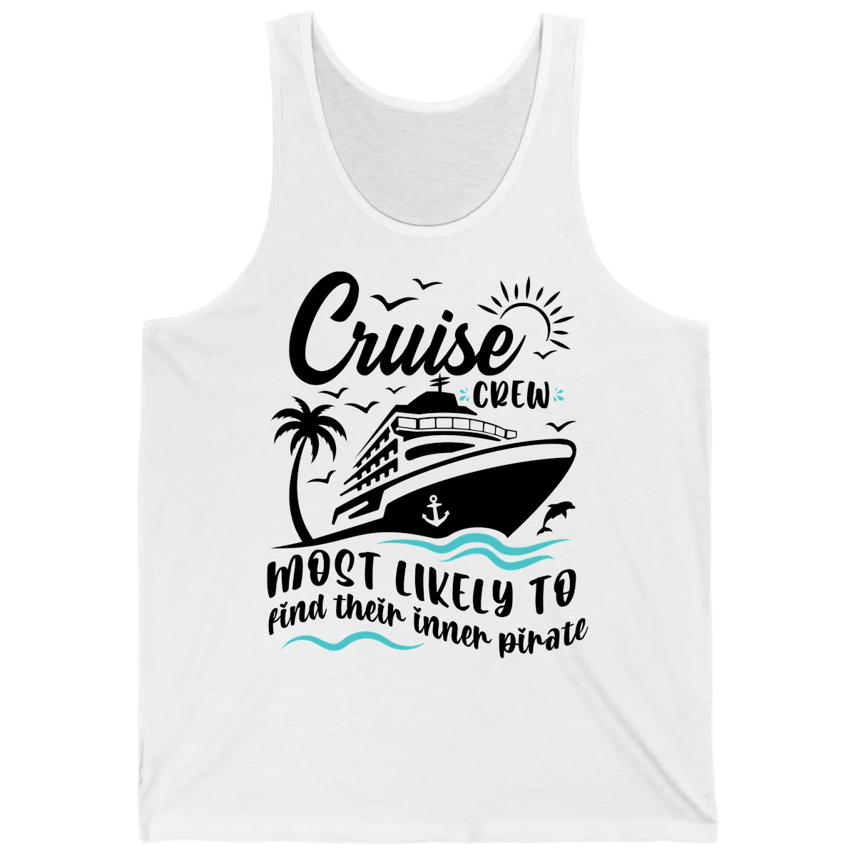 Cruise Crew Inner Pirate Tank in White