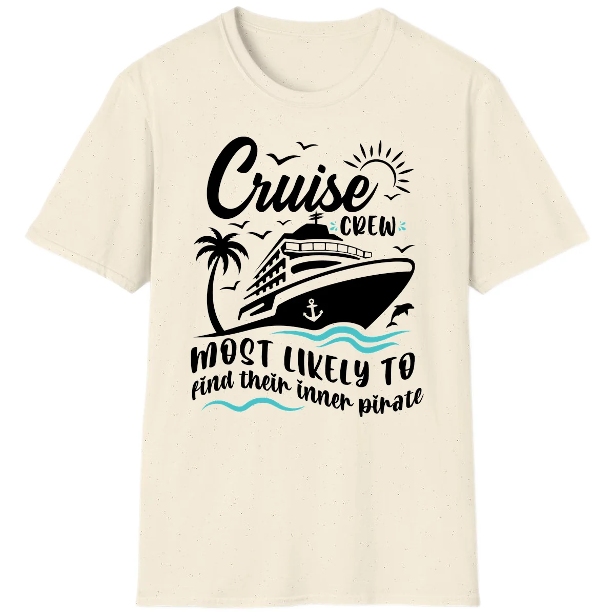 Cruise Crew Inner Pirate T-Shirt in Natural