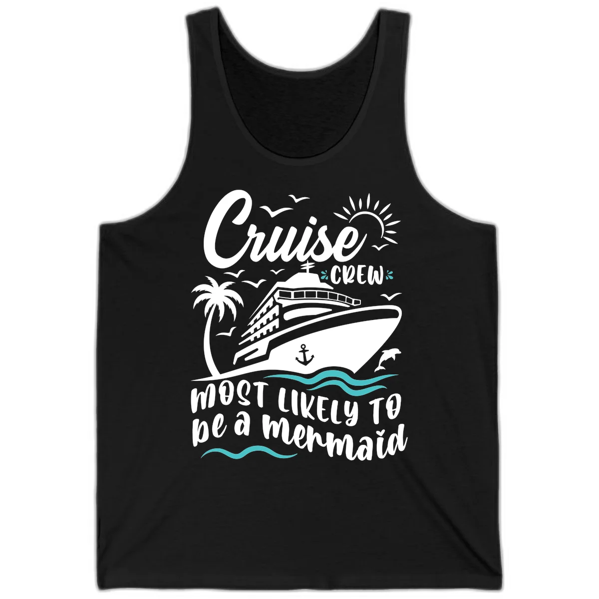 Cruise Crew Mermaid Life Tank in Black