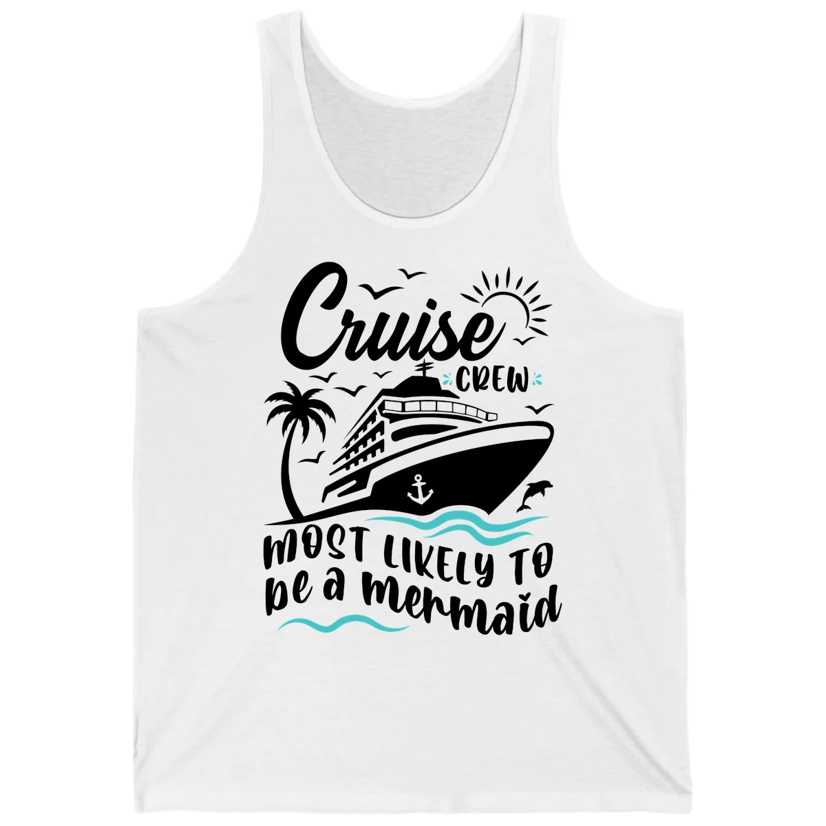 Cruise Crew Mermaid Life Tank in White