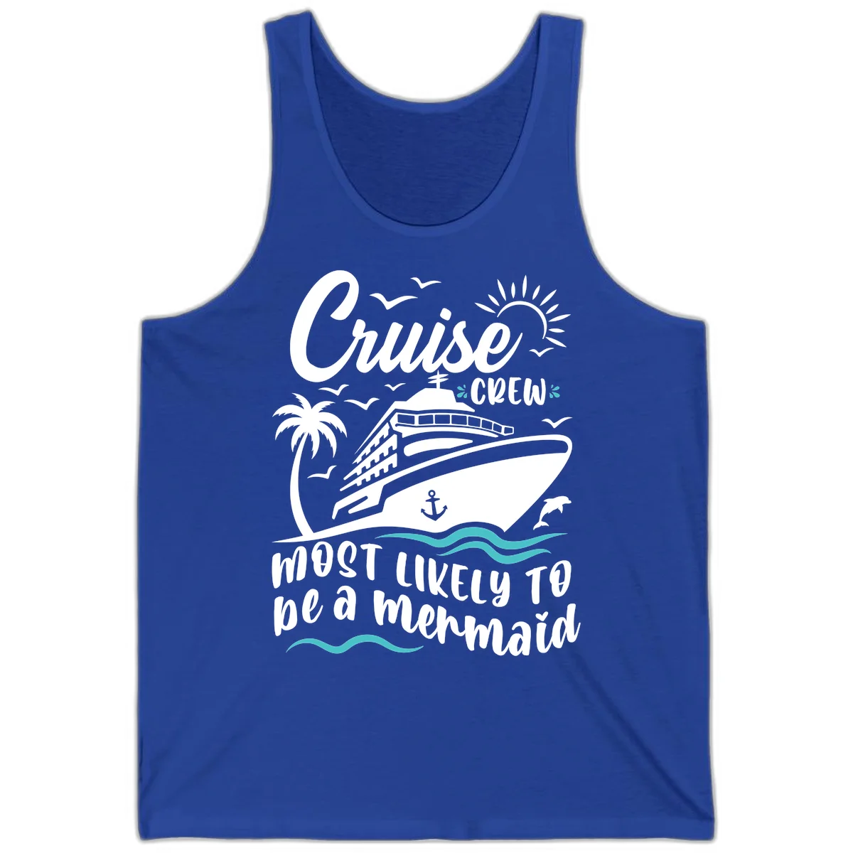Cruise Crew Mermaid Life Tank in True Royal