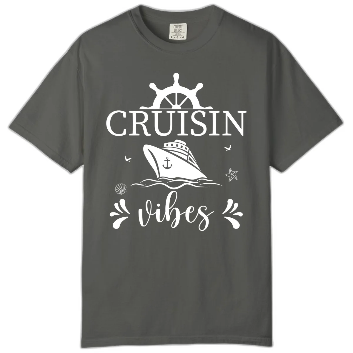 Cruisin Vibes Nautical Helm Comfort Color in Pepper