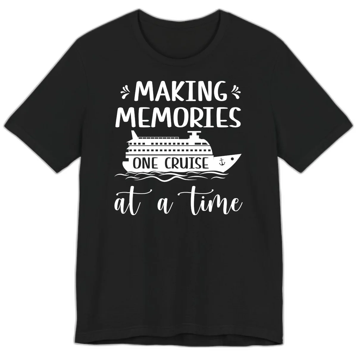 Making Memories One Cruise At A Time Premium T-Shirt in Black