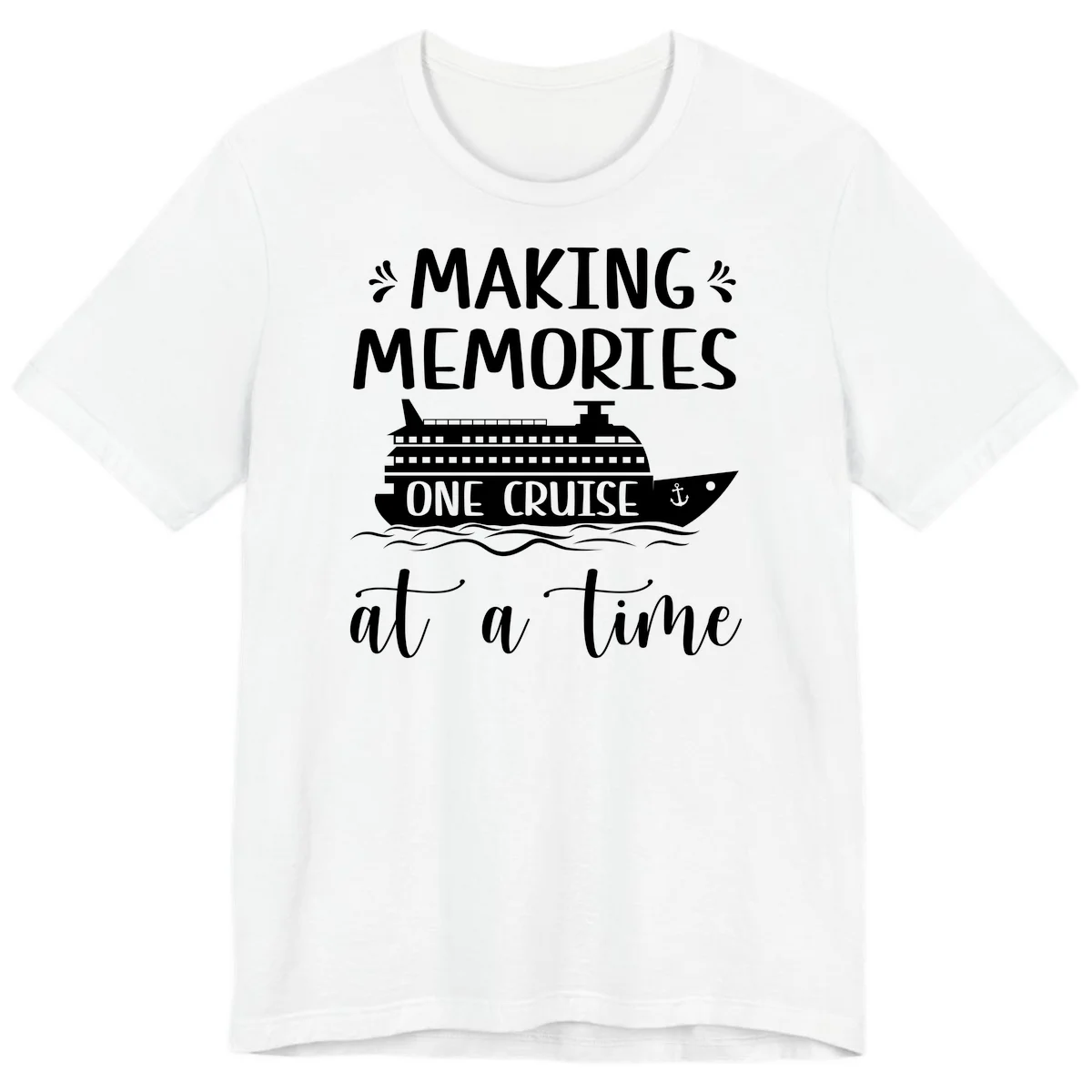 Making Memories One Cruise At A Time Premium T-Shirt in White