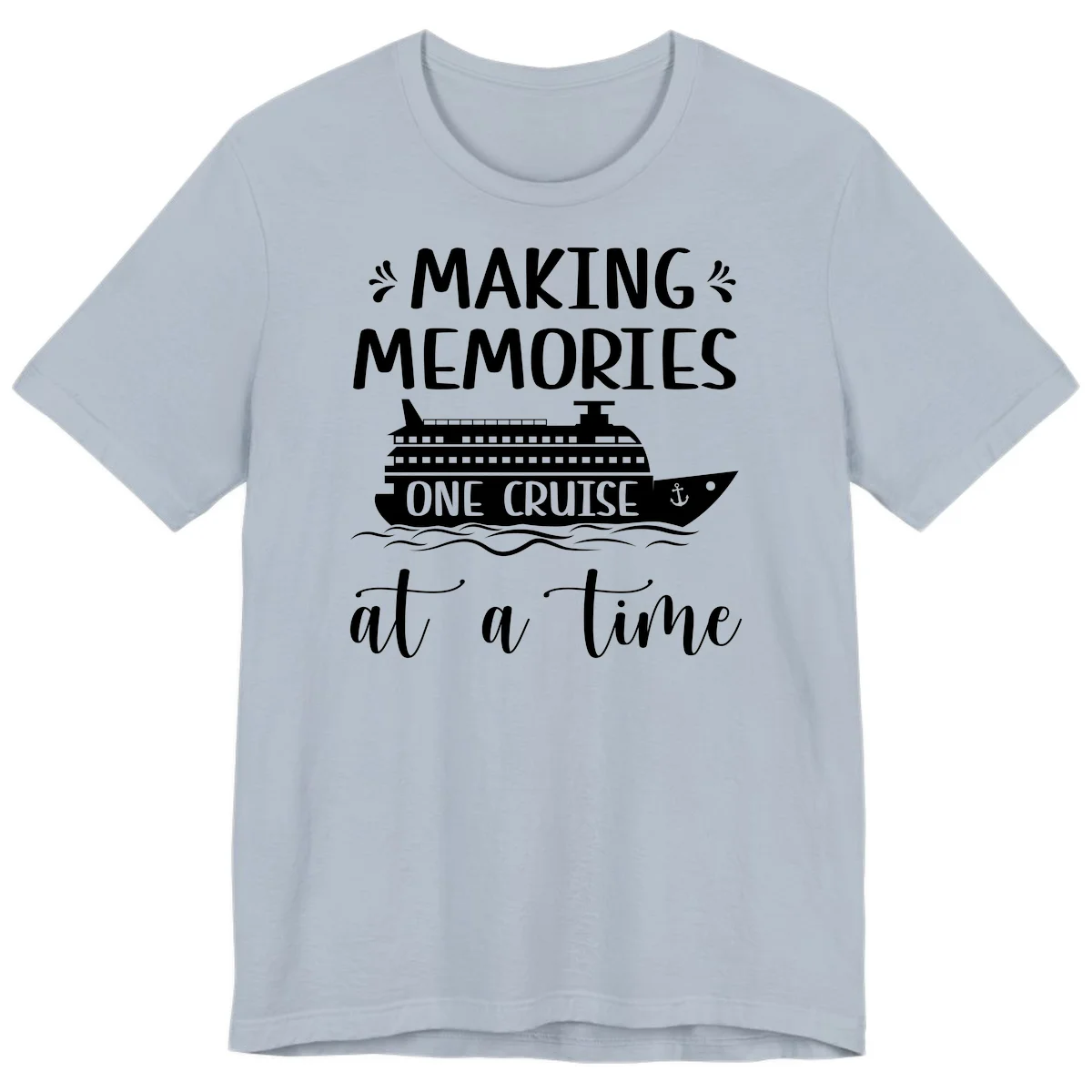 Making Memories One Cruise At A Time Premium T-Shirt in Light Blue