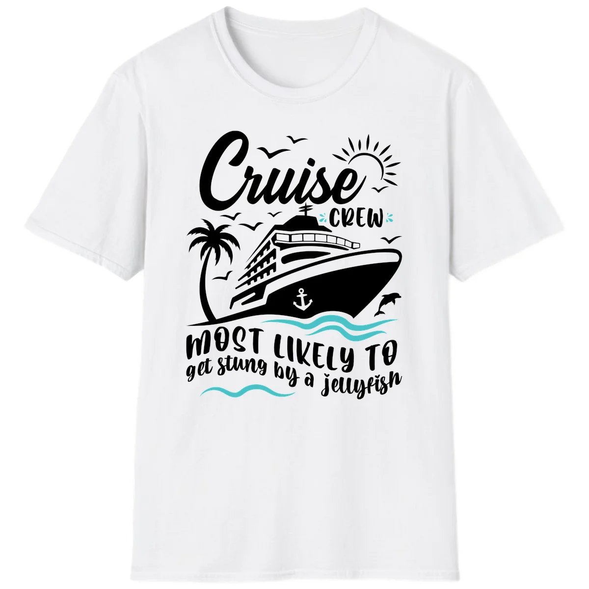 Cruise Crew Jellyfish Sting T-Shirt in White