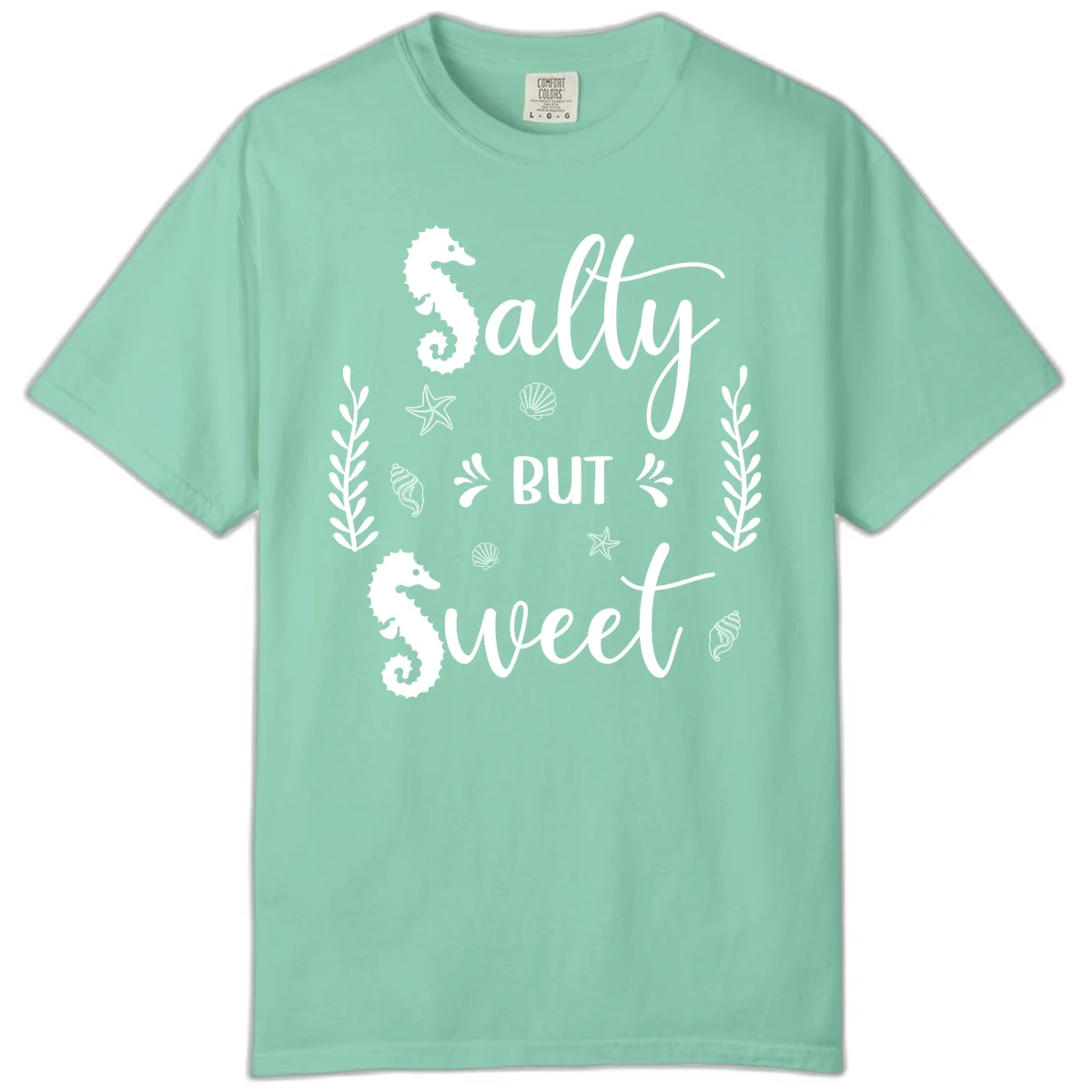Salty But Sweet Nautical Design Comfort Color in Island Reef