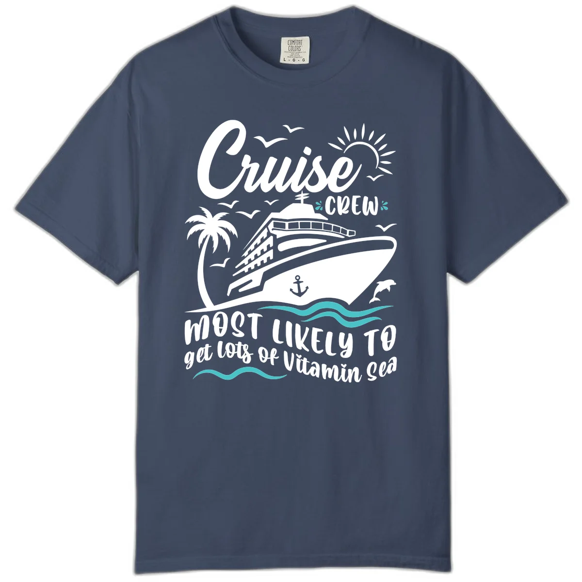 Cruise Crew Vitamin Sea Comfort Color in Midnight