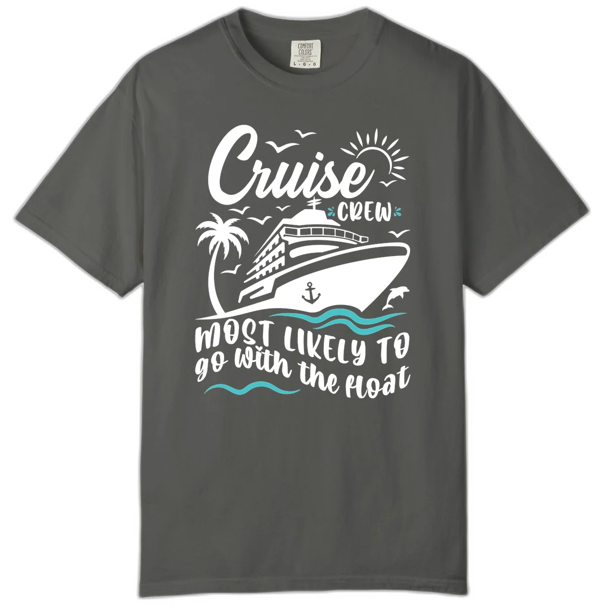 Cruise Crew Most Likely To Go With The Boat Comfort Color in Pepper