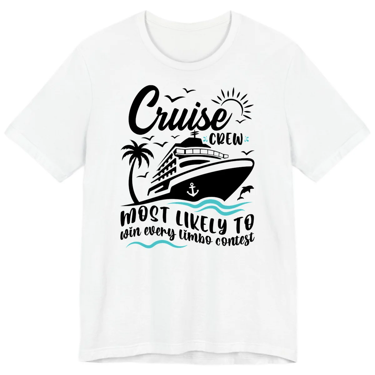 Cruise Crew Limbo Contest Premium T-Shirt in White