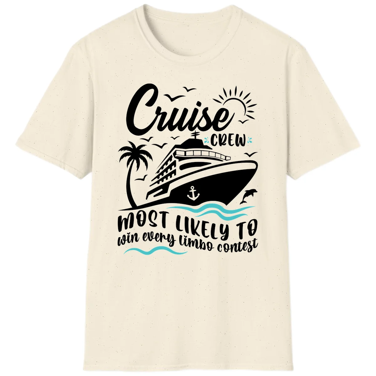 Cruise Crew Limbo Contest T-Shirt in Natural