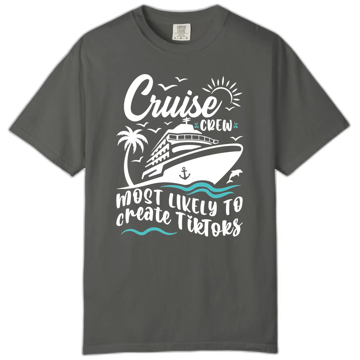 Cruise Crew Most Likely To Create TikToks Comfort Color in Pepper
