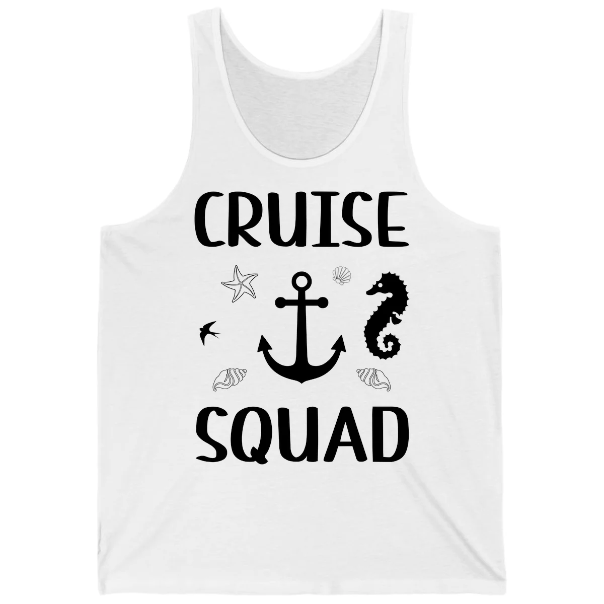 Cruise Squad Anchor Tank in White