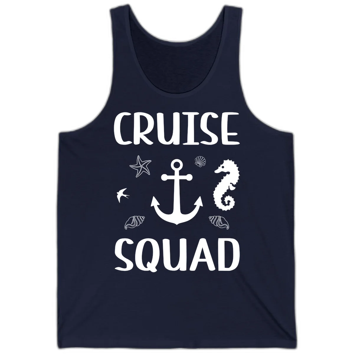 Cruise Squad Anchor Tank in Navy