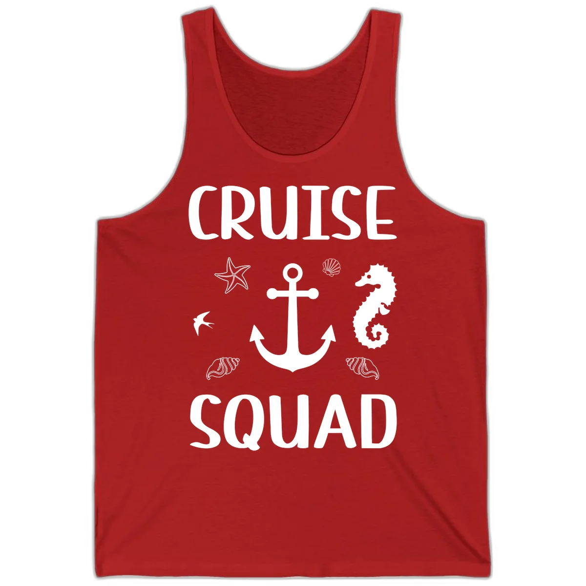 Cruise Squad Anchor Tank in Red