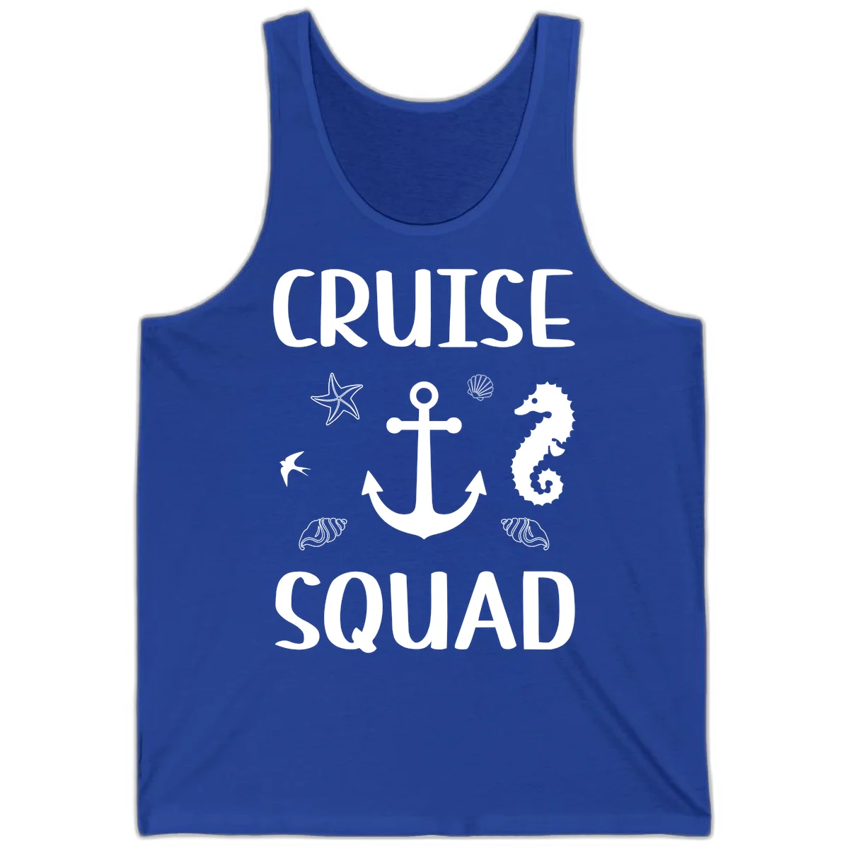 Cruise Squad Anchor Tank in True Royal