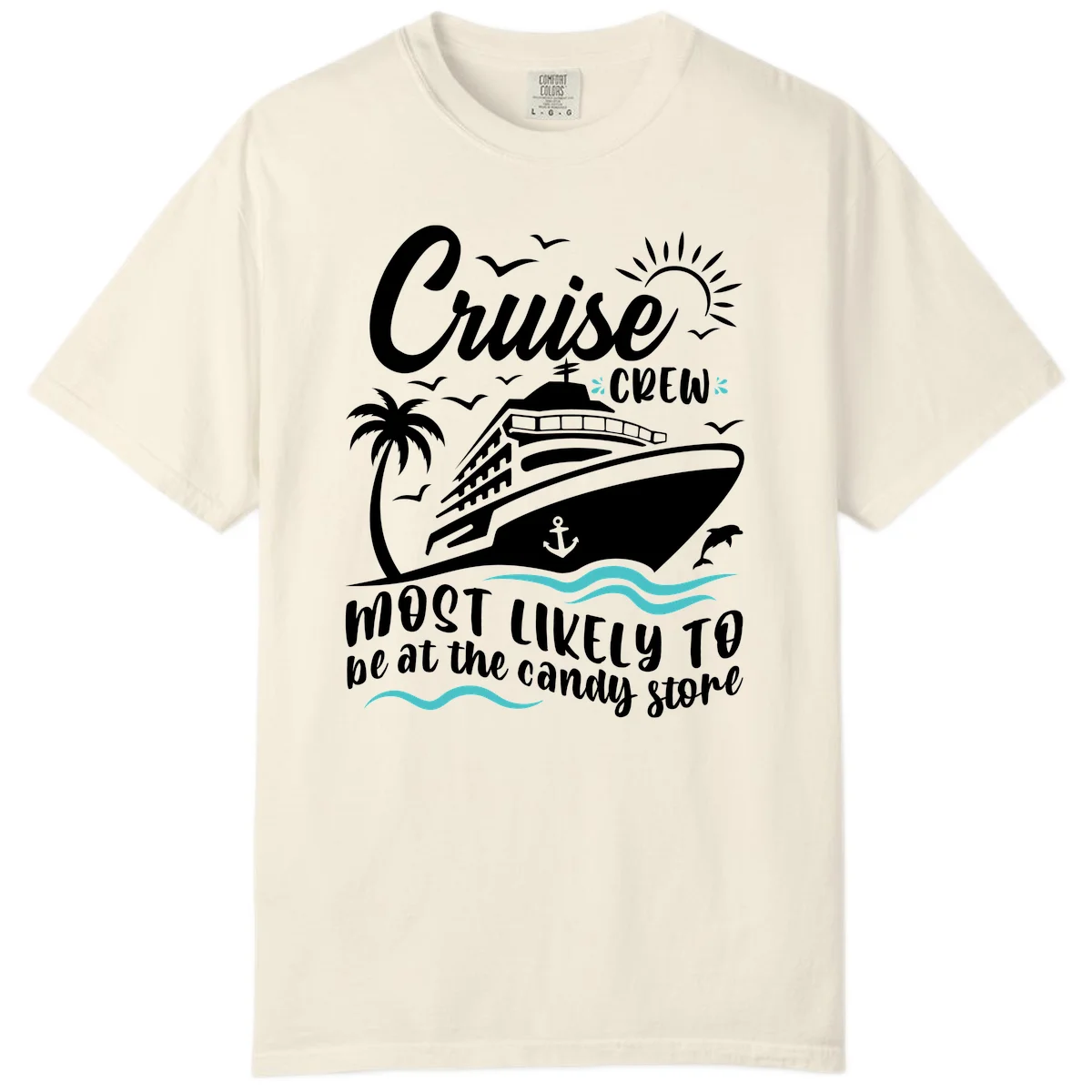 Cruise Crew Candy Store Comfort Color in Ivory