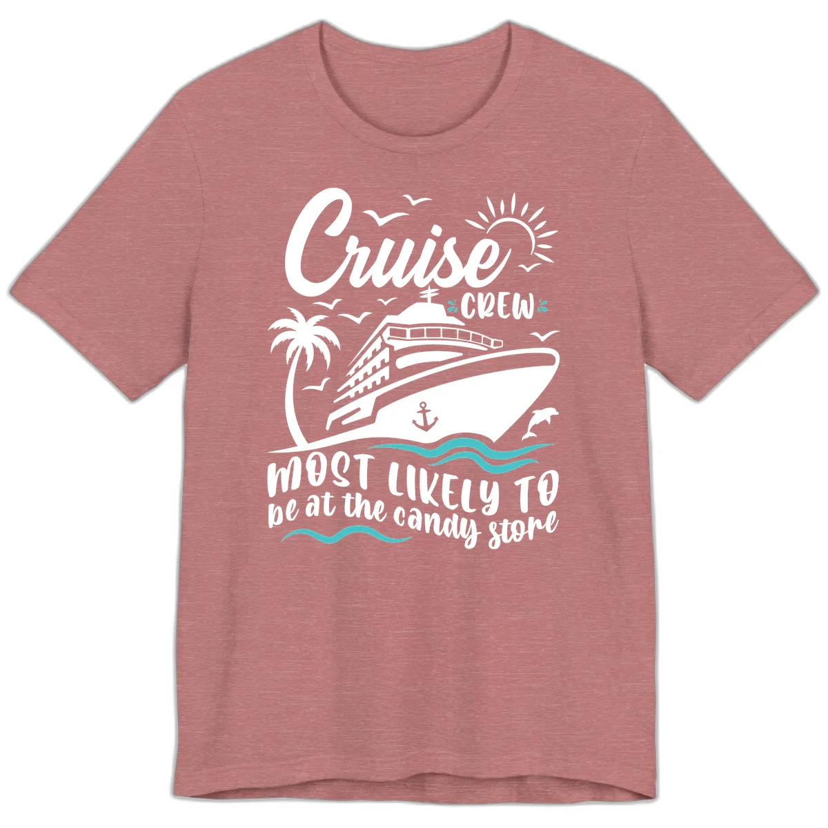 Cruise Crew Candy Store Premium T-Shirt in Heather Mauve