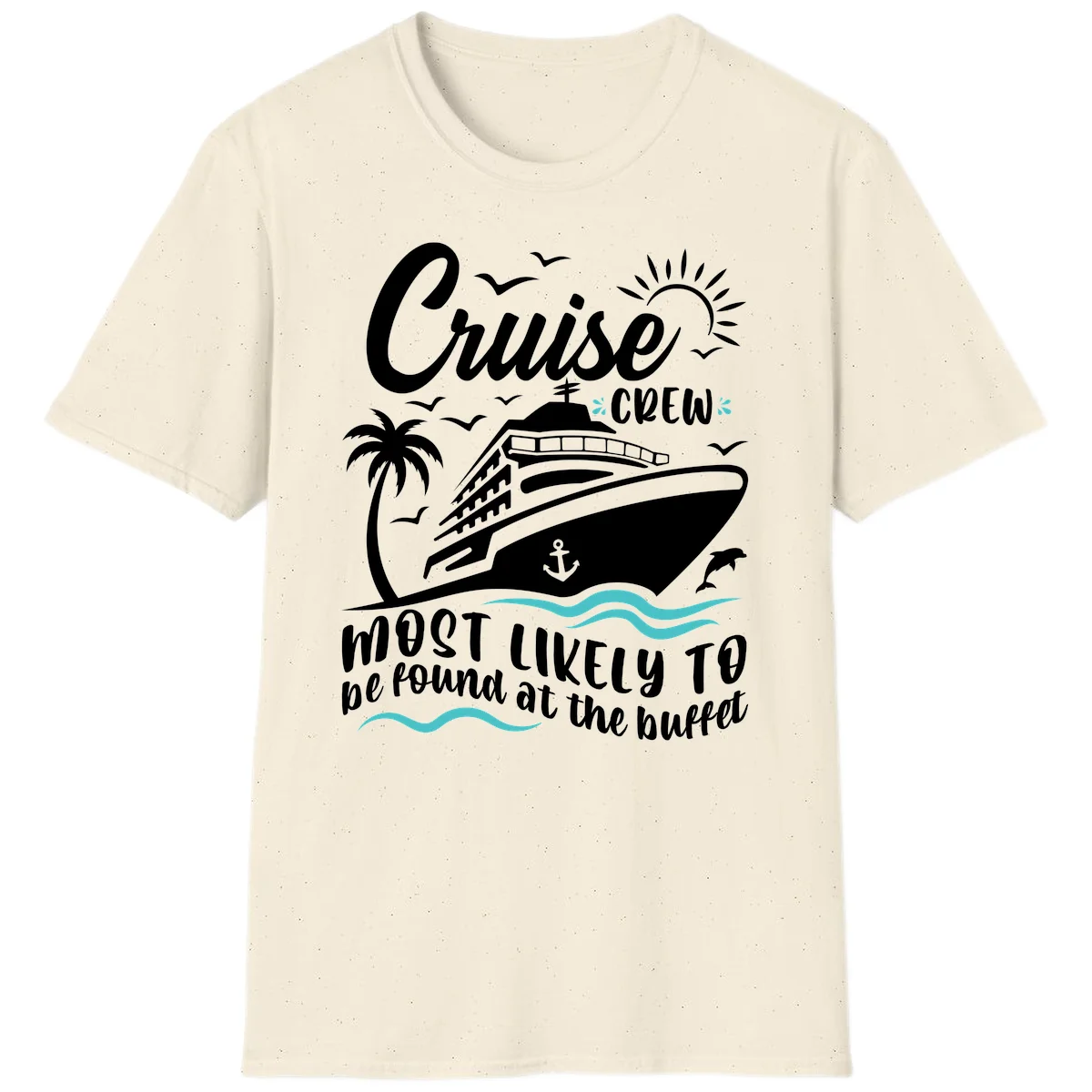 Cruise Crew Buffet T-Shirt in Natural