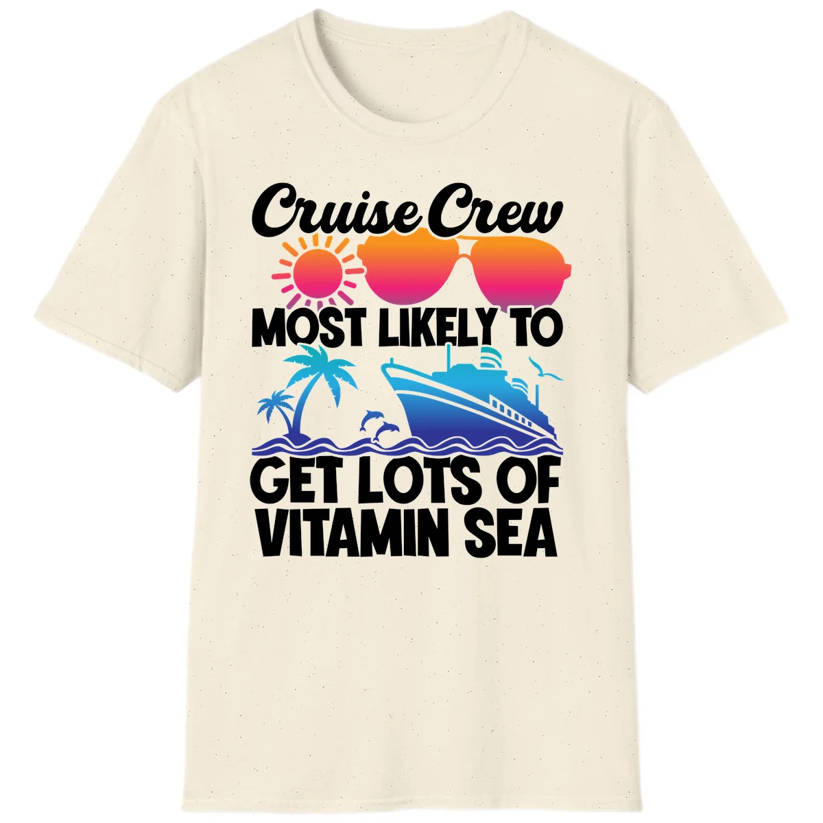 Cruise Crew Vitamin Sea T-Shirt in Natural