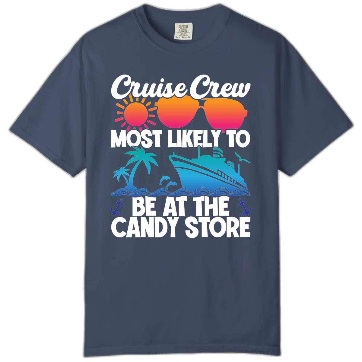 Cruise Crew Candy Store Comfort Color in Midnight