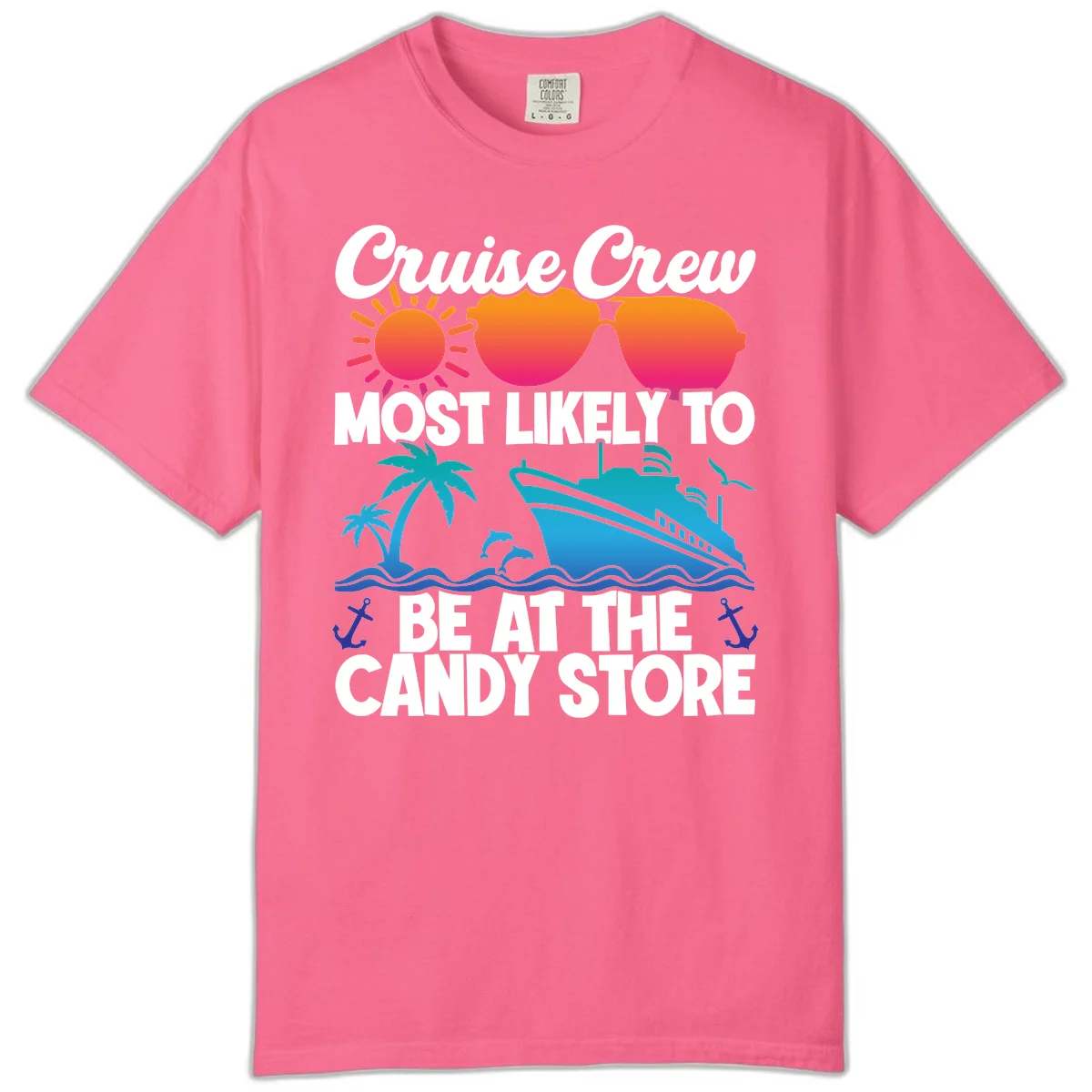 Cruise Crew Candy Store Comfort Color in Crunchberry