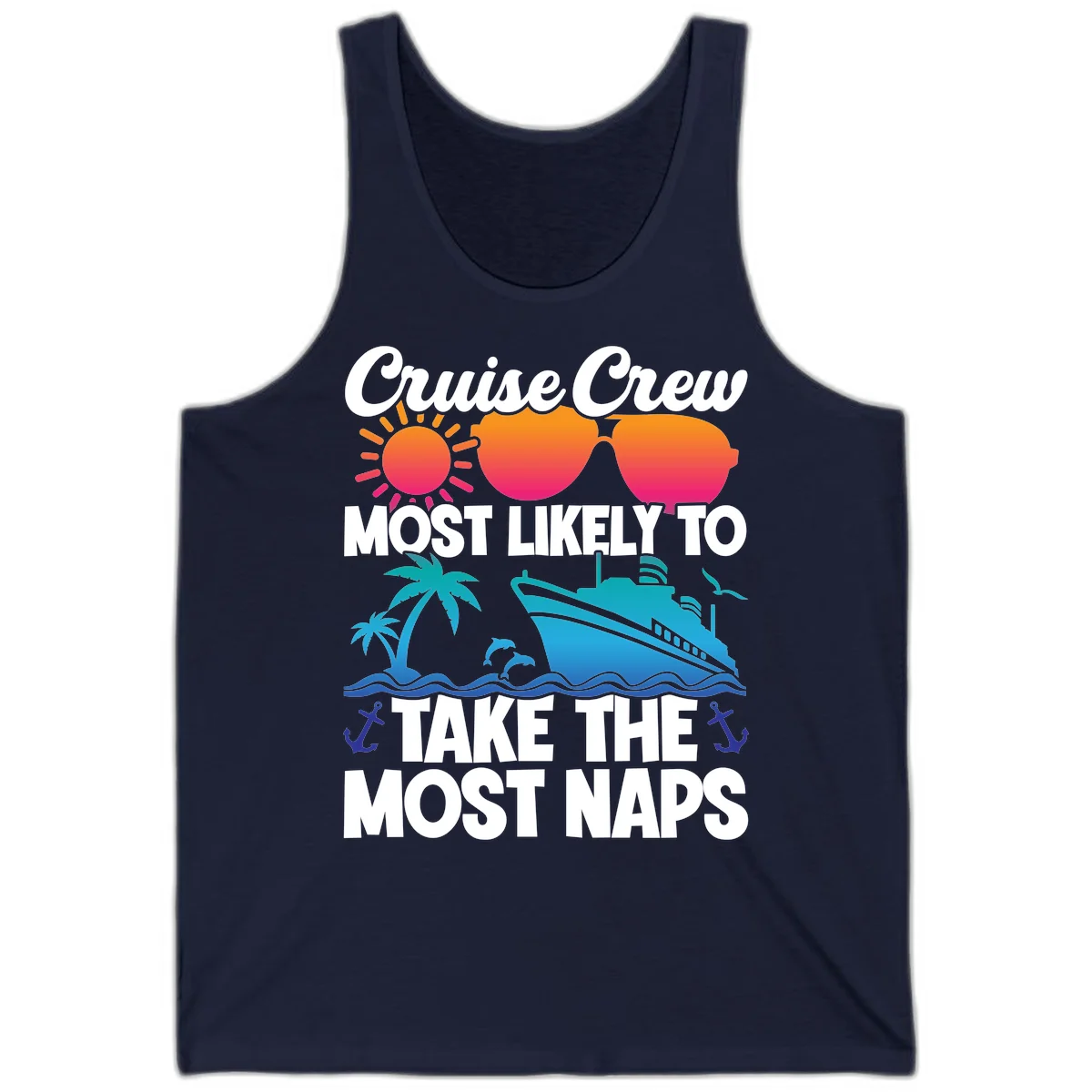 Cruise Crew Most Likely To Take The Most Naps Tank in Navy