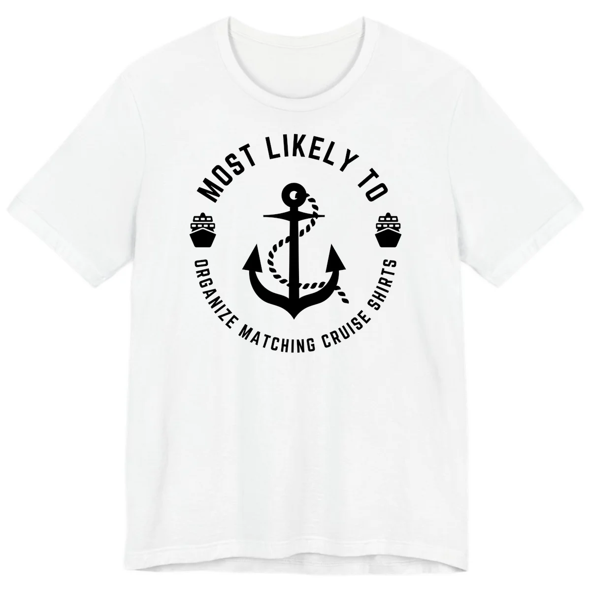 Most Likely To Organize Matching Cruise Shirts Premium T-Shirt in White