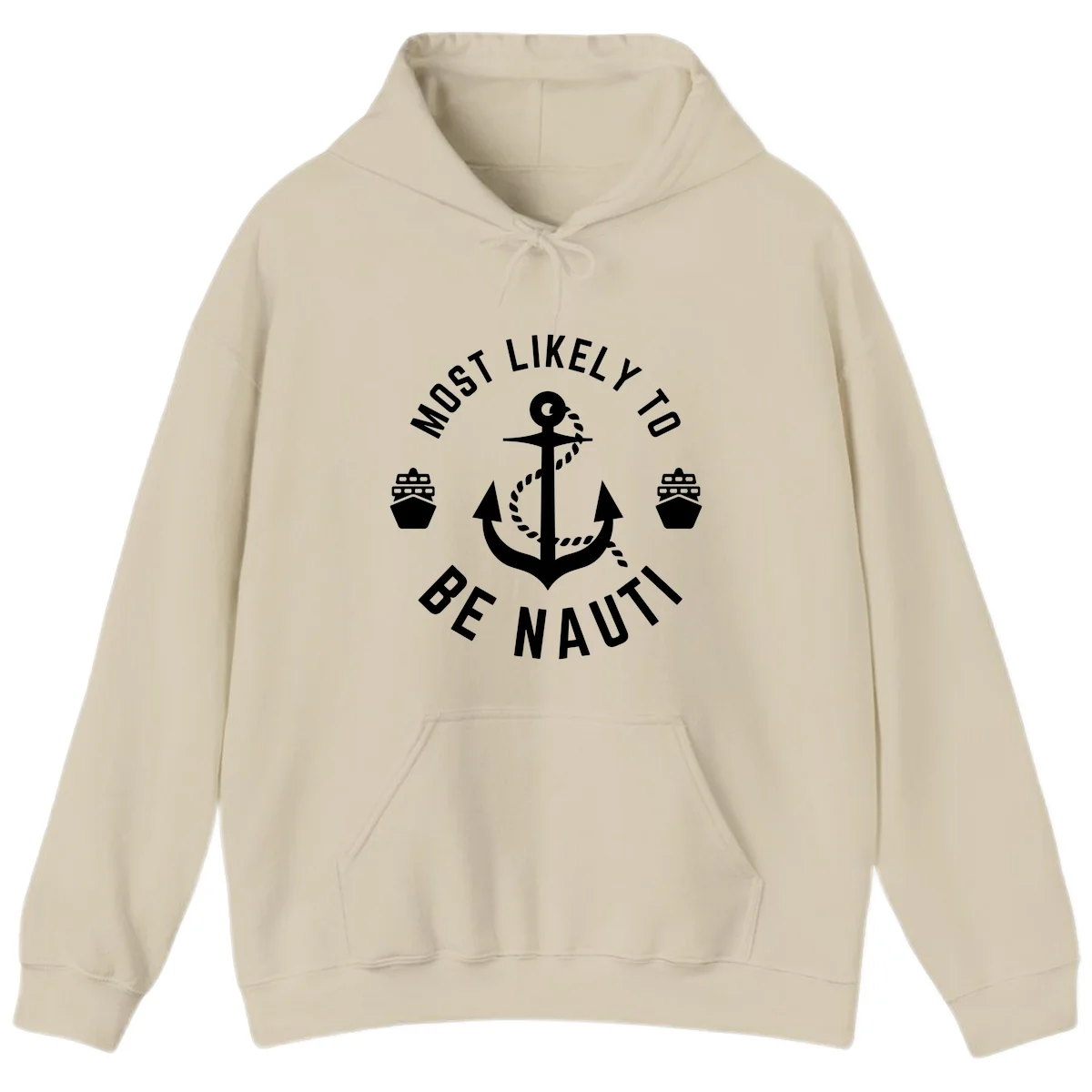Most Likely To Be Nautical Hoodie in Sand