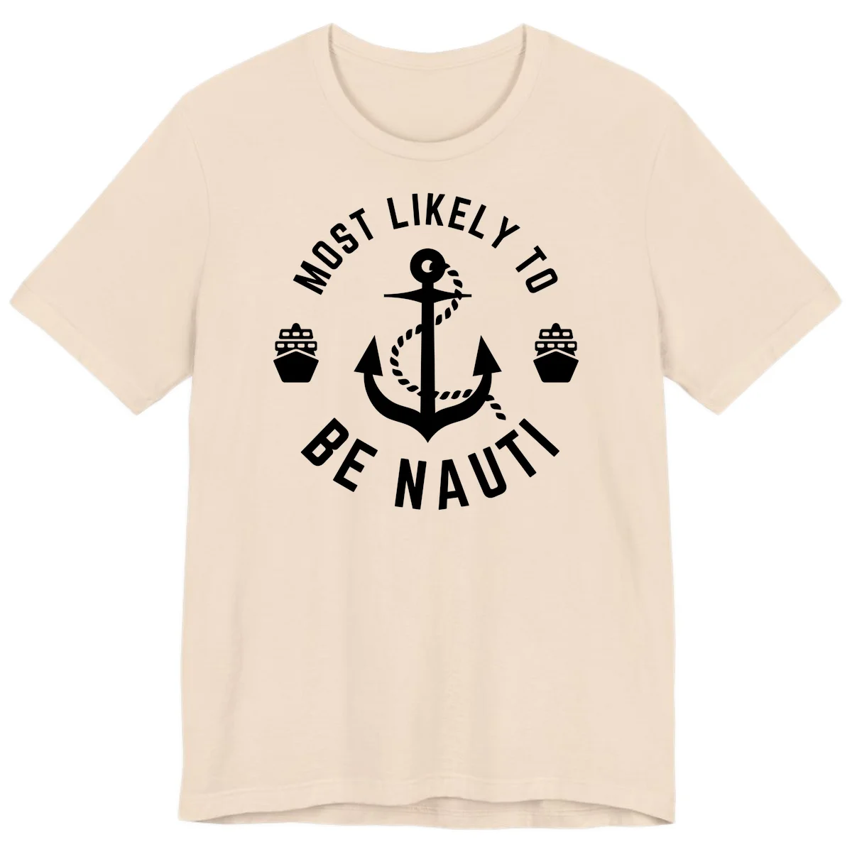 Most Likely To Be Nautical Premium T-Shirt in Soft Cream