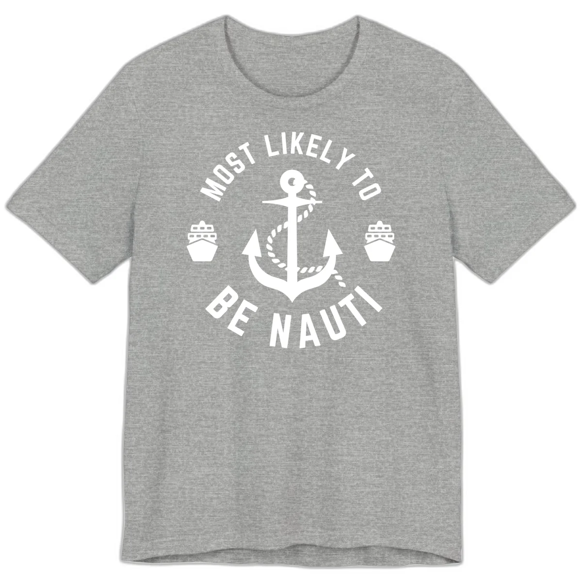 Most Likely To Be Nautical Premium T-Shirt in Athletic Heather